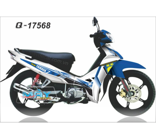 Q 17568 SIRIUS OHLINE trang xanh gp logo blue white soc yamaha