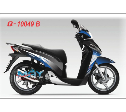 Q 10049 B SH 2009 william honda racing den xanh gp black blue
