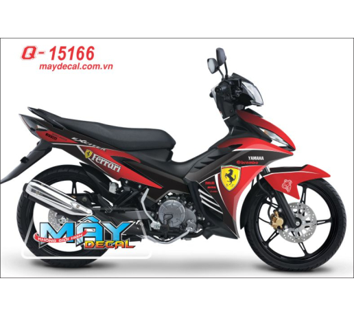 Q 15166 Exciter do den black red ferrari ngua horse brembo logo
