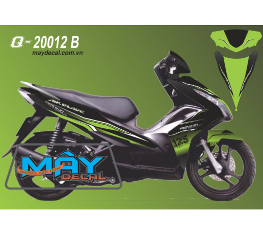 Q 20012 B Ab 2013 duong net line semakin di depan xanh kawa z den black green