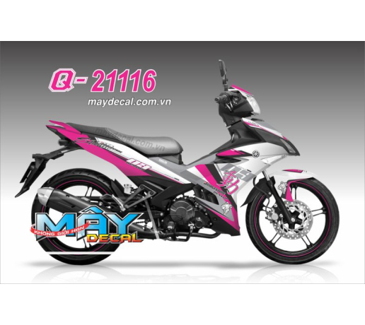 Q 21116 EX 150 trang white hong pink chu tau michelin shino