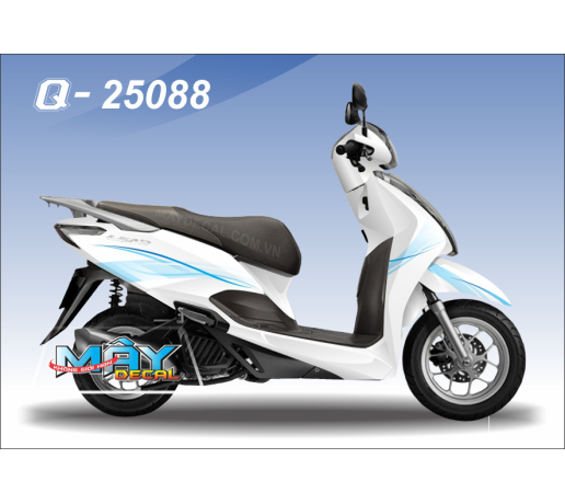 Q 25088 - LEAD 2017 trang xanh blue white hoa van  chi net line abmc 