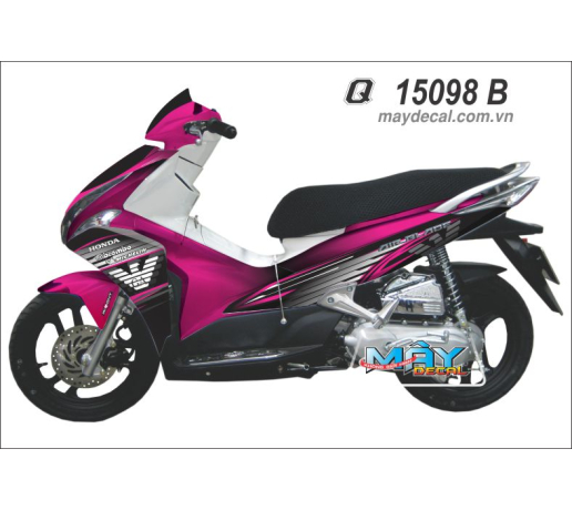 Q 15098 B Air blade hong den trang pink black wite dai bang eagle logo soc brembo 