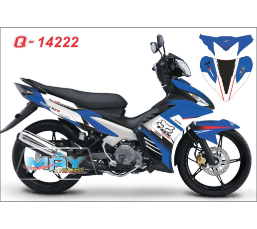 Q 14222 - EX 2011 fox cao trang xanh gp blue white