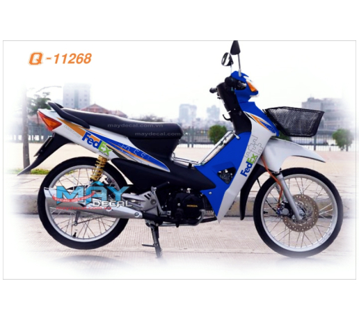 Q 11268 WAVE trang xanh gp Fedex duong net line ghep hinh xep hinh mang ghep