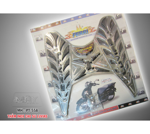 PT-558 THẢM INOX CAO SU LUVIAS