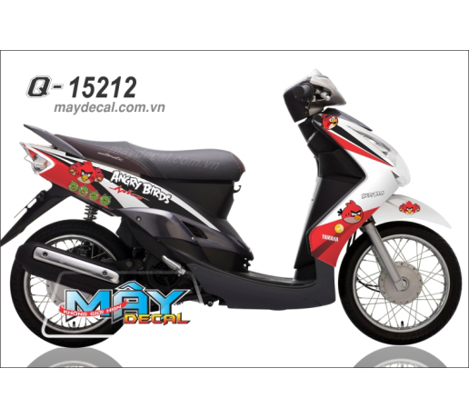 Q 15212 MIO ultimo trang den angry bird chim hoat hinh cartoon