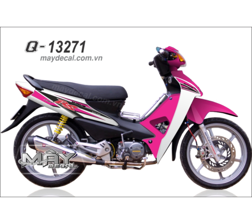 Q 13271 WAVE A tem roi duong net line trang white pink hong rs