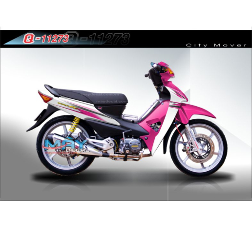 Q 11273 WAVE trang hong pink white duong net line tem roi