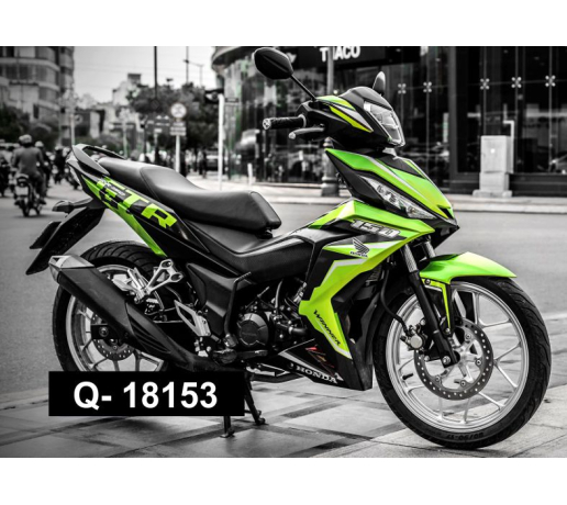 Q- 18153 WINNER SUPRA GTR RR 150 DEN XANH LA