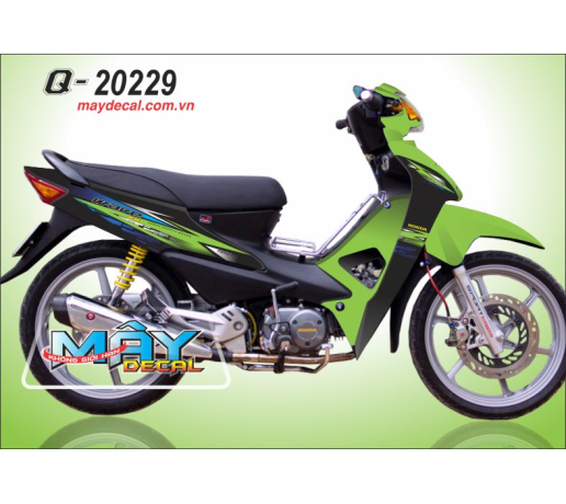 Q 20229 WAVE @ tem roi duong net xanh kawa green den black 