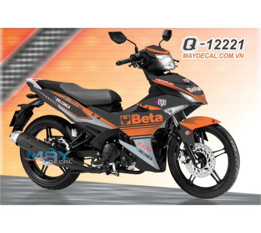 Q 12221 Ex 150 BETA (GOC) den black cam oranges trang white xam gray do red ego delconca  dunlop akr
