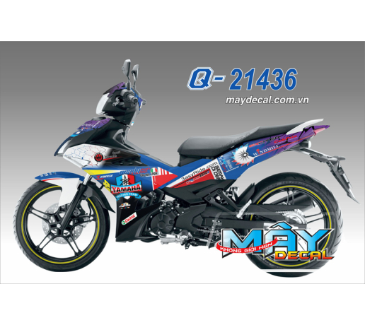 Q 21436 EX 150 ( TUAN DECAL 5523 ) 7 mau windmill 3asyride.com agv cubprix racing team 