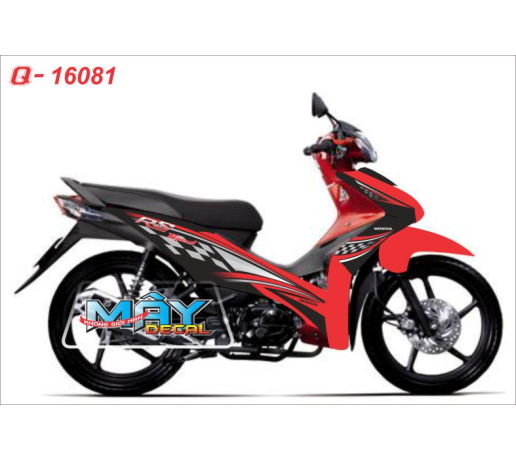 Q 16081 WAVE  den red black do xan gray caro speed b rs