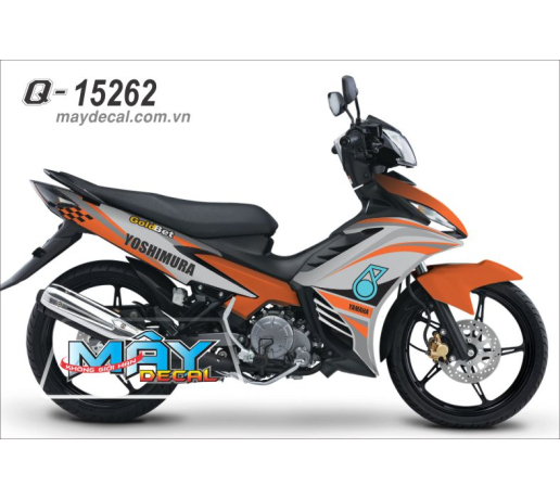 Q 15262 EX 11 cam orange xam gray logo goldbet yoshimura petronas