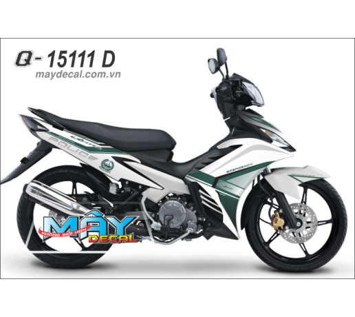 Q 15111 D EXCITER police trang white xanh canh sat dubai trang xanh la dam white drak green