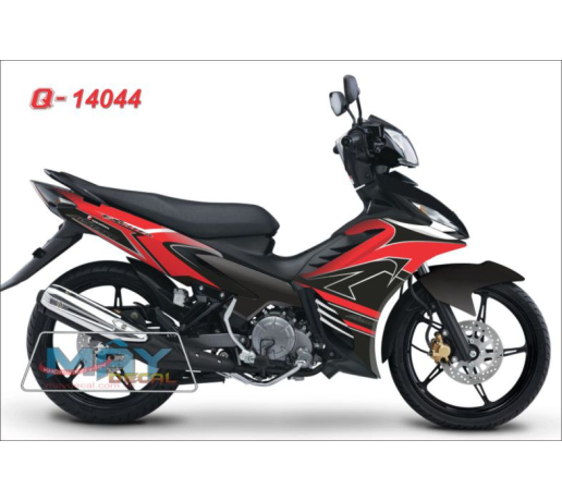 Q 14044  exciter 2011, duong net line, air brush, do den red black
