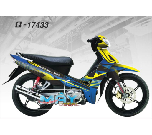 Q 17433 SIRIUS xanh gp vang den black yellow blue duong ne tline soc
