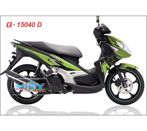 Q 15040 D NOUVO 5 xanh z1000 den allstar green black