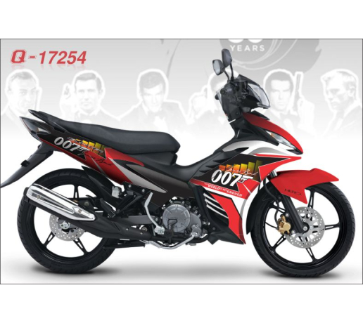 Q 17254 EXCITER diep vien 007 spy sung do red trang white