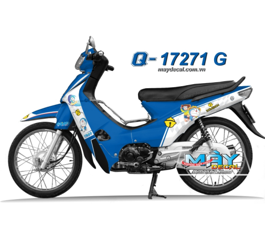 Q 17271 G - WAVE doi dau trang xanh gp doremon doraemon song bien blue trang truyen tranh hoat hinh