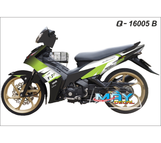Q 16005 B Exciter den black trang white xanh z1000 kawa green FR yamablue semakin di depan duong net