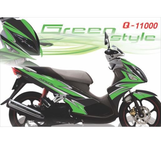 Q 11000 nouvo lx xanh la green den black xam gray duong net line