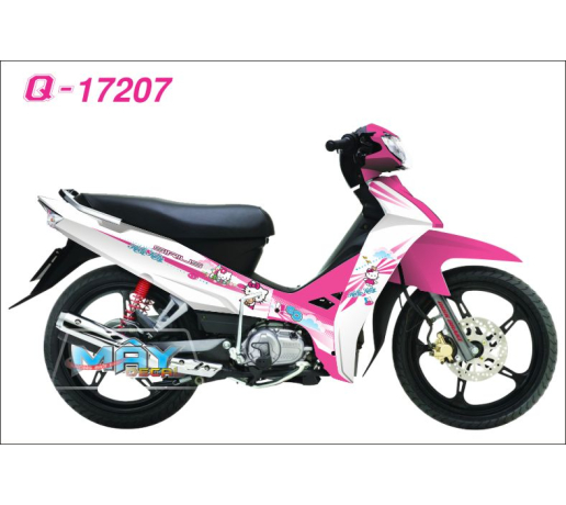 Q 17207 SIRIUS hello kitty meo cat hong trang white pink