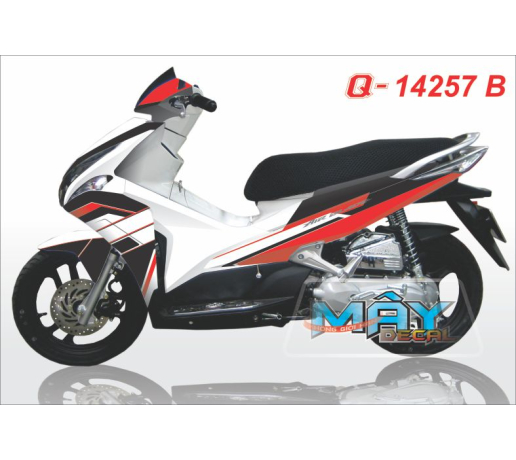Q 14257 B - 2011 trang den do white red black line