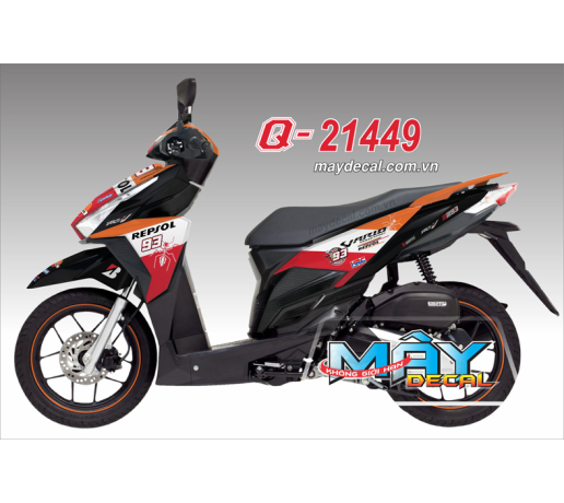 Q 21449 VARIIO 150 REPSOL 1 cam orgrance do red kien 93  den black trang white 