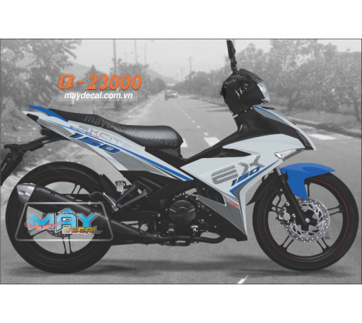 Q 23000 Ex 150 Soc M tem roi trang white xanh gp blue nhung