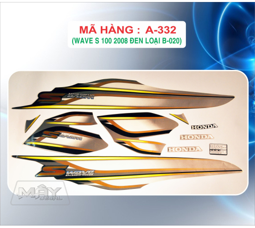A-332 WAVE S 100 2008 DEN LOAI B-020
