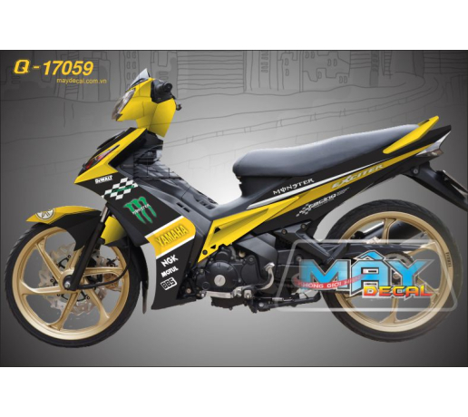 Q 17059 EX 2010 monster vang den black yellow dau vet mong tay quy cao