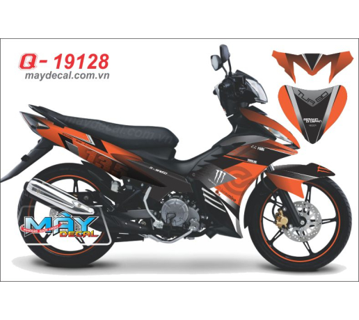 Q 19128 Ex 2011 cam den black orange logo brembo cham vet muc son