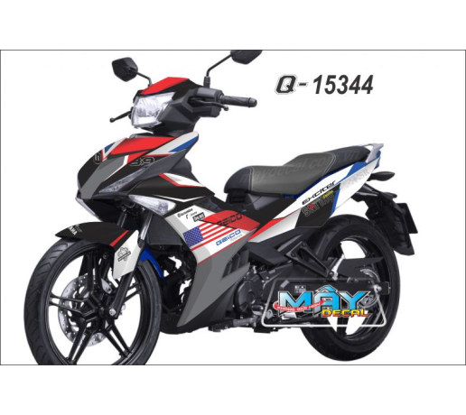 Q 15344 EX 150 MY america co mu usa trang do den xanh gp blue red blacj white geico