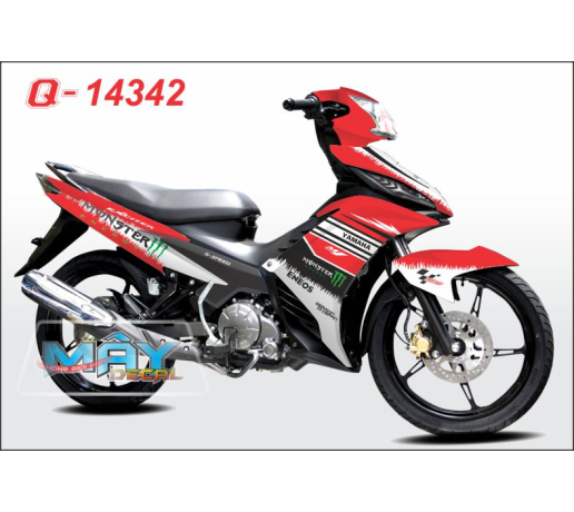Q 14342 exciter 2011 trang do white red monster logo dau vet mong tay quy cao