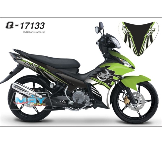 Q 17133 EX xx xanh z1000 green trang white black den duong net line airbrush