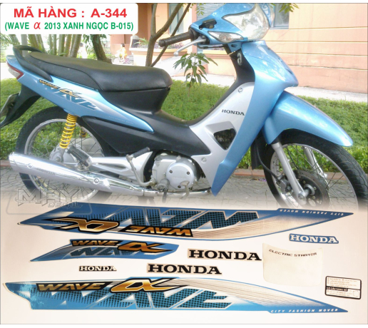 A-344 WAVE ALPHA 2013 XANH NGOC B-015