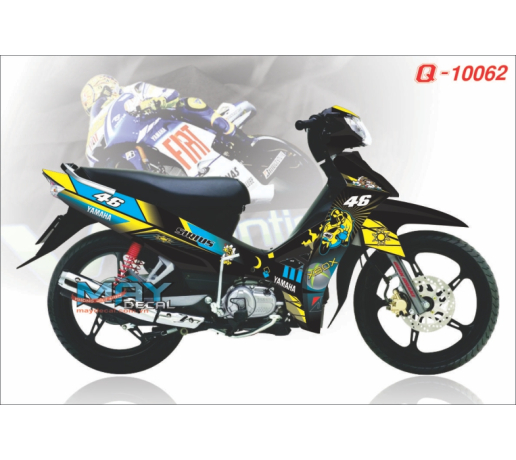 Q 10062 SIRIUS ROSSI den black xanh duong blue vang yellow tay dua racing