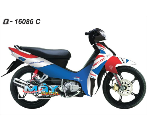 Q 16086 C SIRIUS ducati pepsi trang xanh do