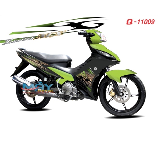 Q 11009 exciter 2011 da ran tran xanh z1000