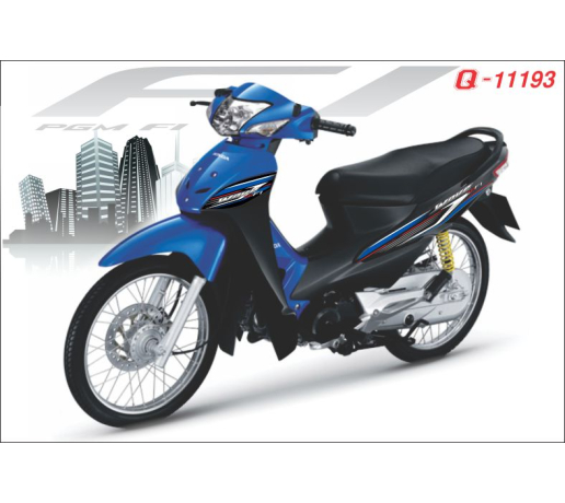 Q 11193 WAVE xanh gp blue soc tem roi duong net line