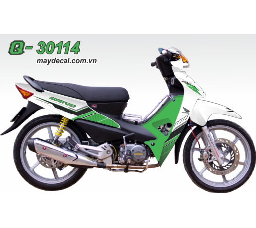 Q-30114 WAVE  S 100 XANH TRANG soc 