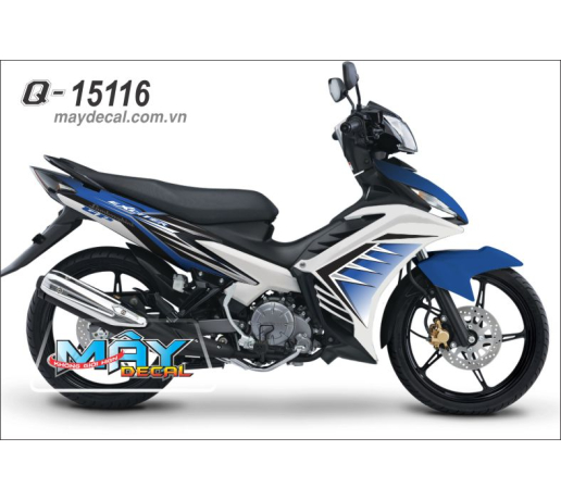 Q 15116 Exciter 2011 trang xanh gp duong net line blue white