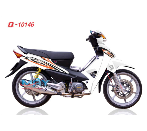 Q 10146 wave a duong net cam trang den black white line