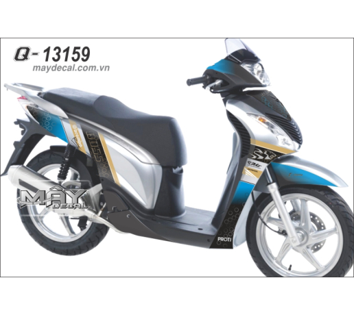 Q 13159 SH 2009 y crg toll su tu lion to ong brembo xam trang vang dong xanh duong