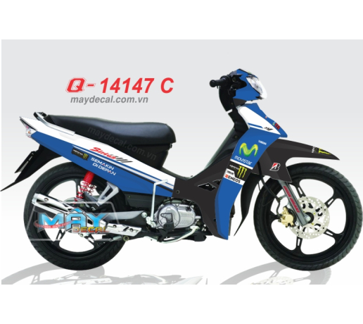 Q 14147 C - Sirius moVistar monster quy dau cao semakin di depan eneos trang xanh gp white blue
