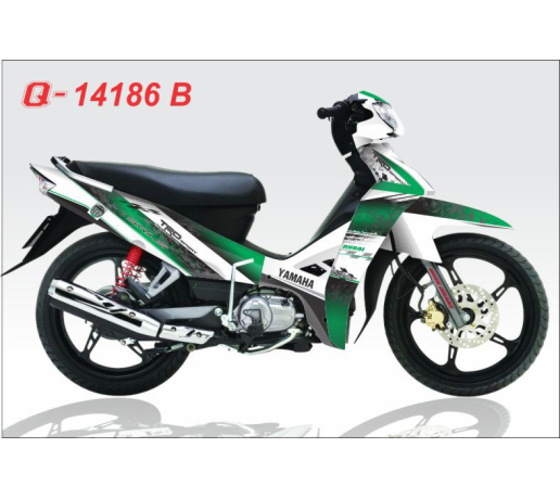 Q 14186 B  sirus xanh la trang white green TRD CRG