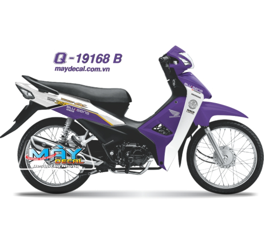 Q 19168 B - WAVE 2017 trang tim iveco logo duong net line purple white blu:sens