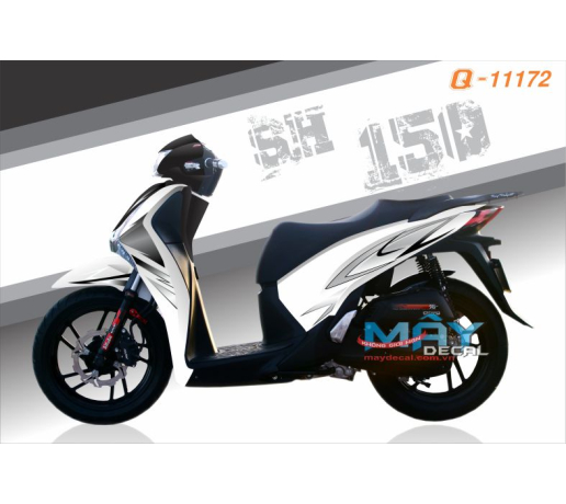 Q 11172 sh duong net line trang white xam gray